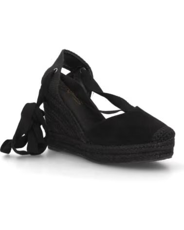 SPORT3PUNTO0 VR6-3110 SANDALIAS DE CUÑA DE ESPARTEÑA DE ANTE CON TIRAS VARIOS COLORES