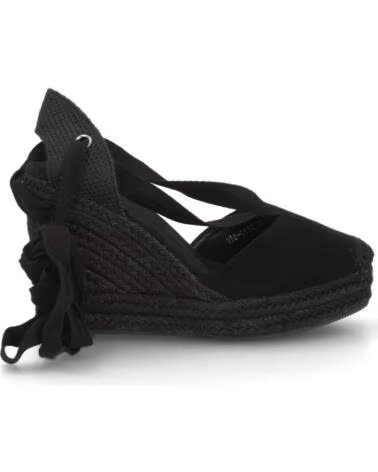 SPORT3PUNTO0 VR6-3110 SANDALIAS DE CUÑA DE ESPARTEÑA DE ANTE CON TIRAS VARIOS COLORES