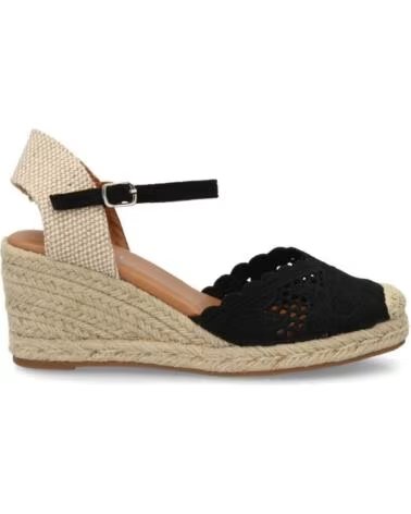 SPORT3PUNTO0 VR5-1522 SANDALIAS DE CUÑA ESPARTO NEGRO VARIOS COLORES