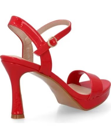 SPORT3PUNTO0 W18-178 SANDALIAS DE TACÓN ALTO EN CHAROL ROJO VARIOS COLORES