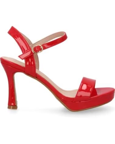 SPORT3PUNTO0 W18-178 SANDALIAS DE TACÓN ALTO EN CHAROL ROJO VARIOS COLORES
