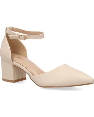 SPORT3PUNTO0 ZAPATOS DE TACÓN ANCHO YK265 BEIGE ELEGANTES VARIOS COLORES