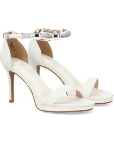 SPORT3PUNTO0 BD537 SANDALIAS DE TACÓN ALTO PARA MUJER BLANCO VARIOS COLORES