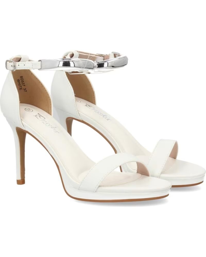 SPORT3PUNTO0 BD537 SANDALIAS DE TACÓN ALTO PARA MUJER BLANCO VARIOS COLORES