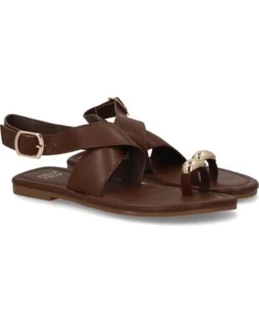 SPORT3PUNTO0 KK-1017 SANDALIAS PLANAS DE DEDO PARA MUJER MARRONES VARIOS COLORES