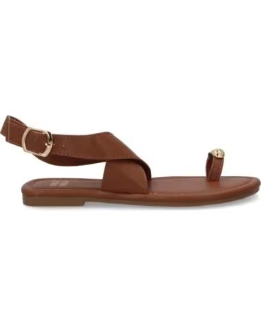 SPORT3PUNTO0 SANDALIAS PLANAS DE MUJER KK-1017 CAMEL VARIOS COLORES