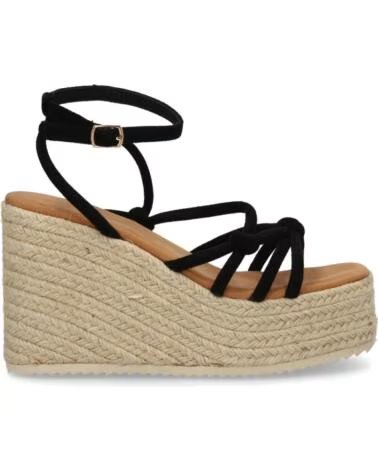 SPORT3PUNTO0 MT-129 SANDALIAS DE CUÑA NEGRAS VARIOS COLORES