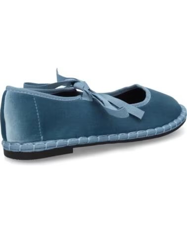 SPORT3PUNTO0 FB-5673 ZAPATOS PLANOS TERCIOPELO CON LAZOS VARIOS COLORES