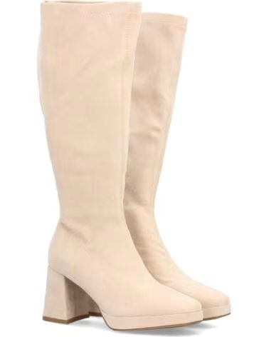 SPORT3PUNTO0 YG710 BOTAS ALTAS DE TACÓN ANCHO BEIGE VARIOS COLORES