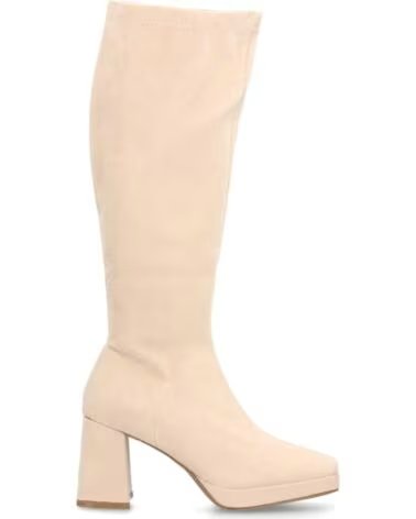 SPORT3PUNTO0 YG710 BOTAS ALTAS DE TACÓN ANCHO BEIGE VARIOS COLORES