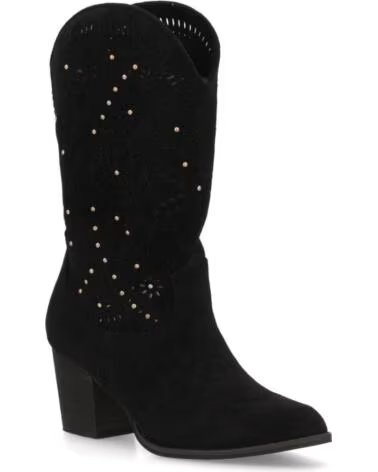 SPORT3PUNTO0 A-5603 BOTAS CAMPERAS NEGRAS CON TACHUELAS VARIOS COLORES