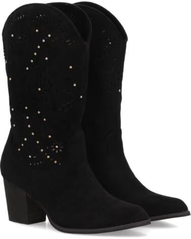 SPORT3PUNTO0 A-5603 BOTAS CAMPERAS NEGRAS CON TACHUELAS VARIOS COLORES