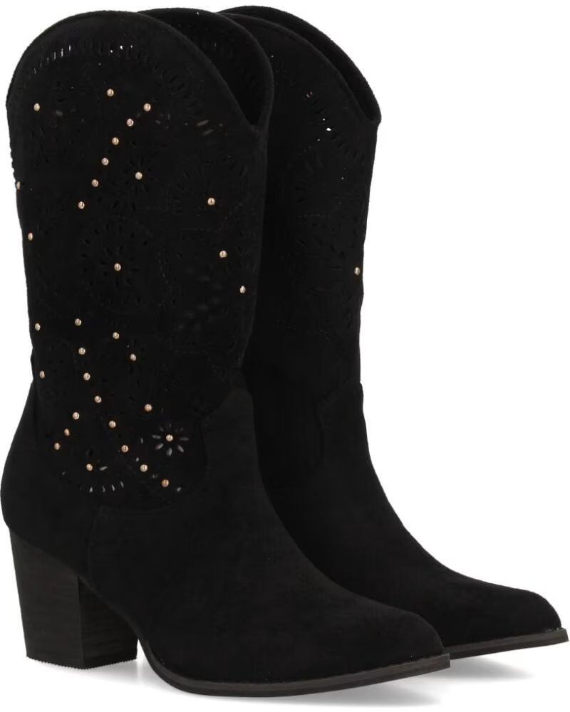 SPORT3PUNTO0 A-5603 BOTAS CAMPERAS NEGRAS CON TACHUELAS VARIOS COLORES