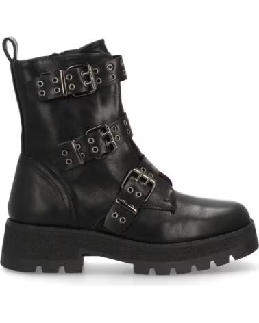 SPORT3PUNTO0 XTY07 BOTAS NEGRAS ESTILO MOTERO CON HEBILLAS VARIOS COLORES
