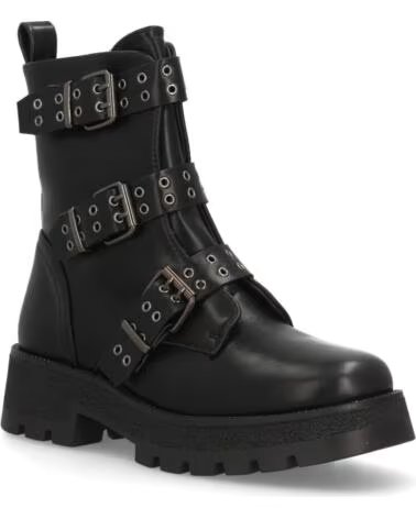 SPORT3PUNTO0 XTY07 BOTAS NEGRAS ESTILO MOTERO CON HEBILLAS VARIOS COLORES