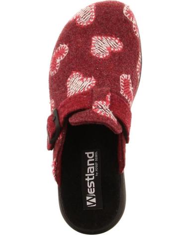 Calzado de casa de Mujer JOSEP SEIBEL KORSIKA-307 ROJA ROJO