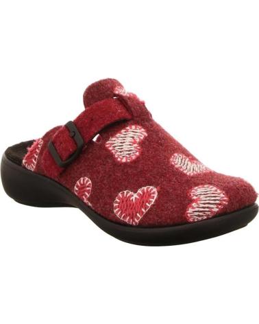 Calzado de casa de Mujer JOSEP SEIBEL KORSIKA-307 ROJA ROJO