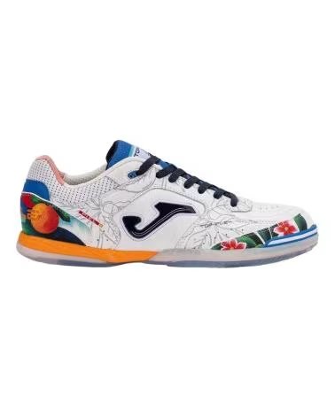JOMA SAPATILHAS FUTSAL LUCÃO TOP FLEX 26 BRANCO BLANCO ROJO Y VERDE