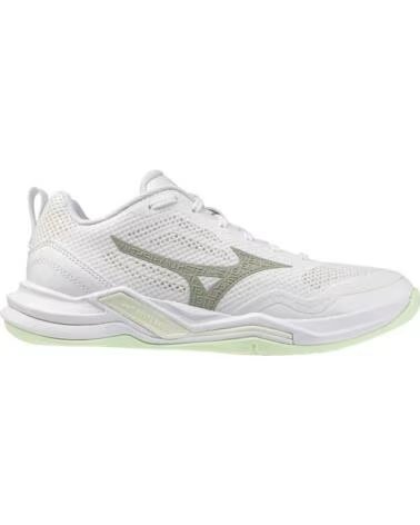 MIZUNO CHAUSSURES STELATH PRO BLANC ET MENTHE VERT VERDE