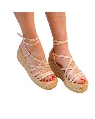 SPORT3PUNTO0 JNS377 WEDGE SANDALS BEIGE VARIOS COLORES
