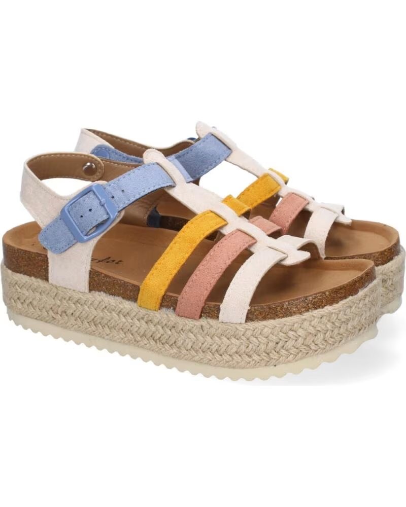 MULTICOLOR PLATFORM SANDAL SPORT3PUNTO0 M-260-MULTI VARIOS COLORES