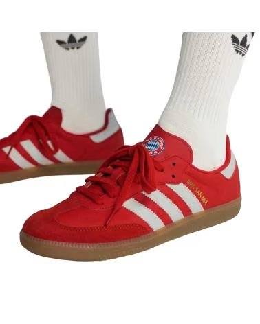 ZAPATILLAS ADIDAS SAMBA LICENSED JQ4039 FC BAYERN RED CLOUD WHITE BURDEOS