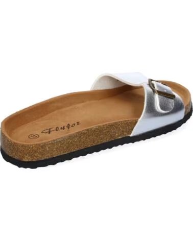 SPORT3PUNTO0 M-102 FLAT SANDALS SILVER VARIOS COLORES