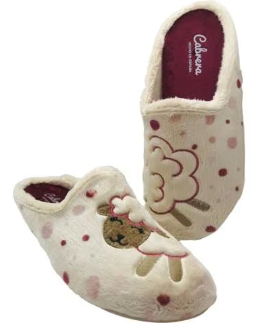 CABRERA CHAUSSURE DE MAISON FEMME MONTBLANC 3243 IVOIRE MARFIL
