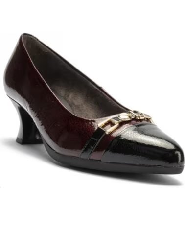 PITILLOS MERCEDITAS MUJER 11683 NEGRO-BURDEOS
