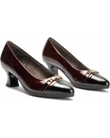 PITILLOS MERCEDITAS MUJER 11683 NEGRO-BURDEOS