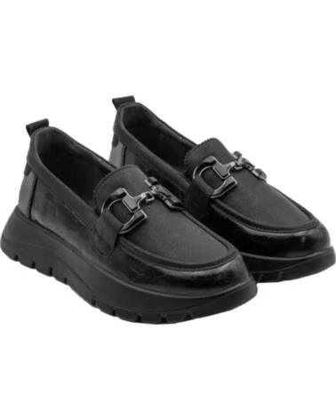 MYSOFT MOCASINES DE MUJER 629 EN COLOR NEGRO