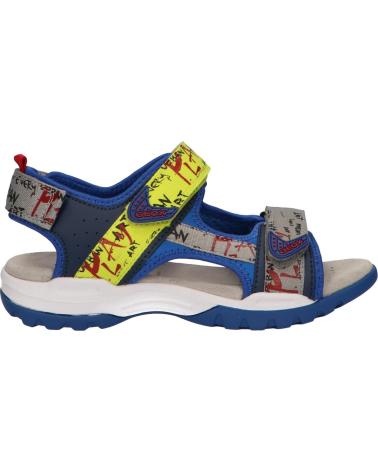 Sandalen für Junge GEOX J920RA 05415 J BOREALIS C4502 NAVY-FLUO