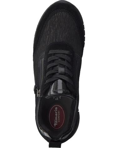 Woman Zapatillas deporte TAMARIS 83705 PIEL-LICRA NEGRA NEGRO