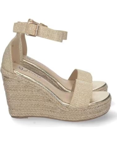 SPORT3PUNTO0 FZ22-25-ORO GLITTER WEDGE SANDALS VARIOS COLORES