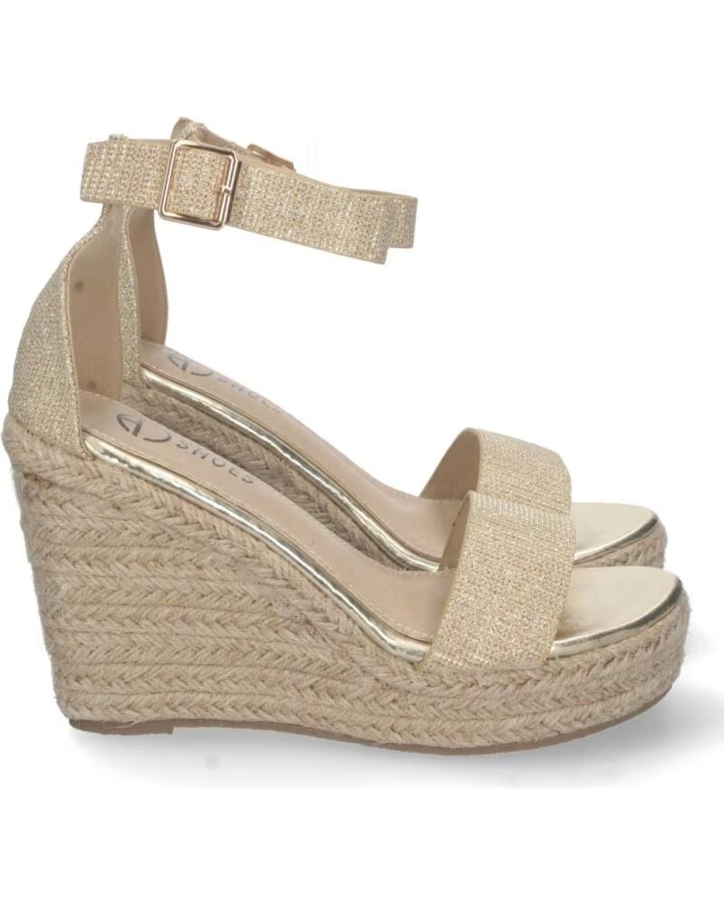 SPORT3PUNTO0 FZ22-25-ORO GLITTER WEDGE SANDALS VARIOS COLORES