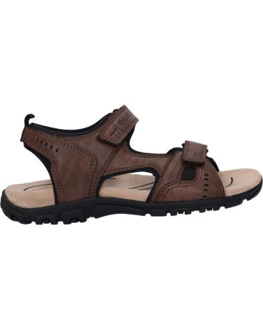 Man Sandals GEOX U4224A 000ME STRADA  C6009 COFFEE 