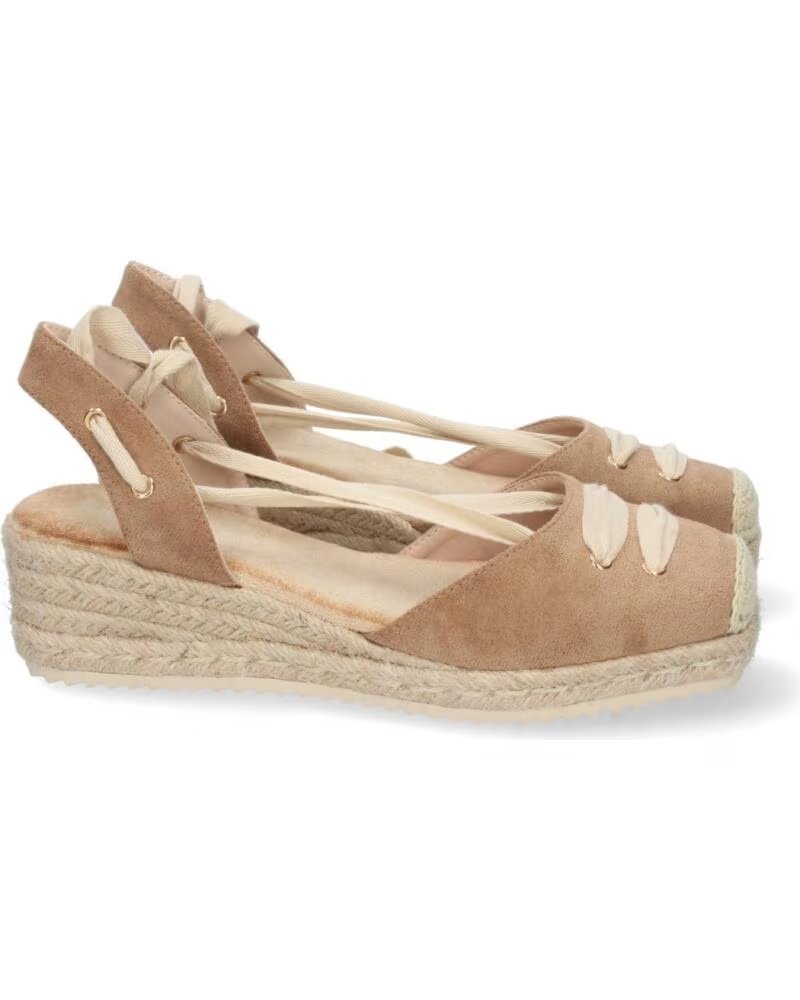 SANDALIAS CUÑA ESPARTO SPORT3PUNTO0 1CF-1581 CAMEL VARIOS COLORES