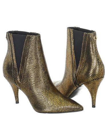 Botins GUESS  de Mulher BOTINES DE TACON  DORADO