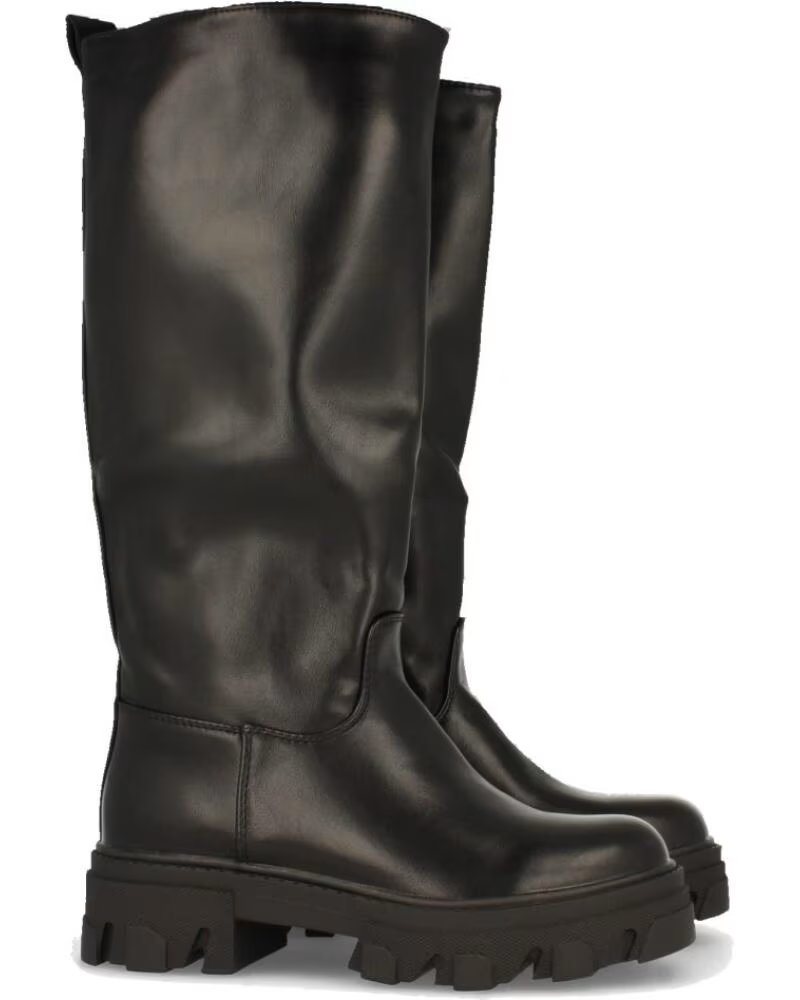 SPORT3PUNTO0 H1072 BOTAS ALTAS DE PIEL NEGRO VARIOS COLORES