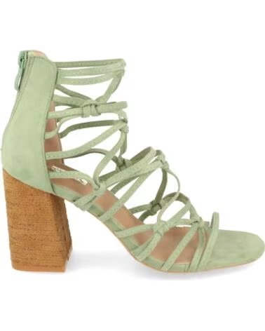 SPORT3PUNTO0 1HC-0066 SANDALIAS DE TACÓN ALTO EN ANTE VERDE VARIOS COLORES