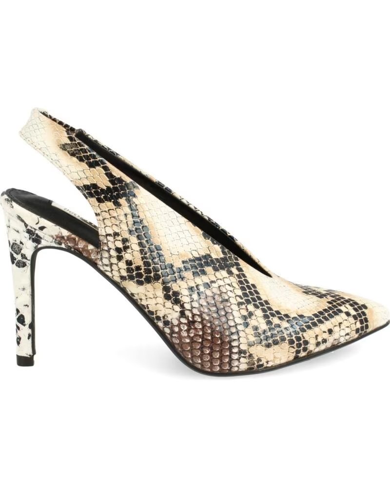 SPORT3PUNTO0 1JB-19073B SLINGBACK TACÓN ESTAMPADO SERPIENTE VARIOS COLORES