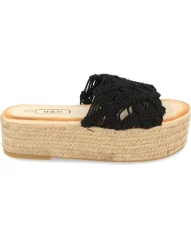 SPORT3PUNTO0 YZ19-311 SANDALIAS DE PLATAFORMA CON TRENZADO DE MACRAMÉ EN NEGRO VARIOS COLORES