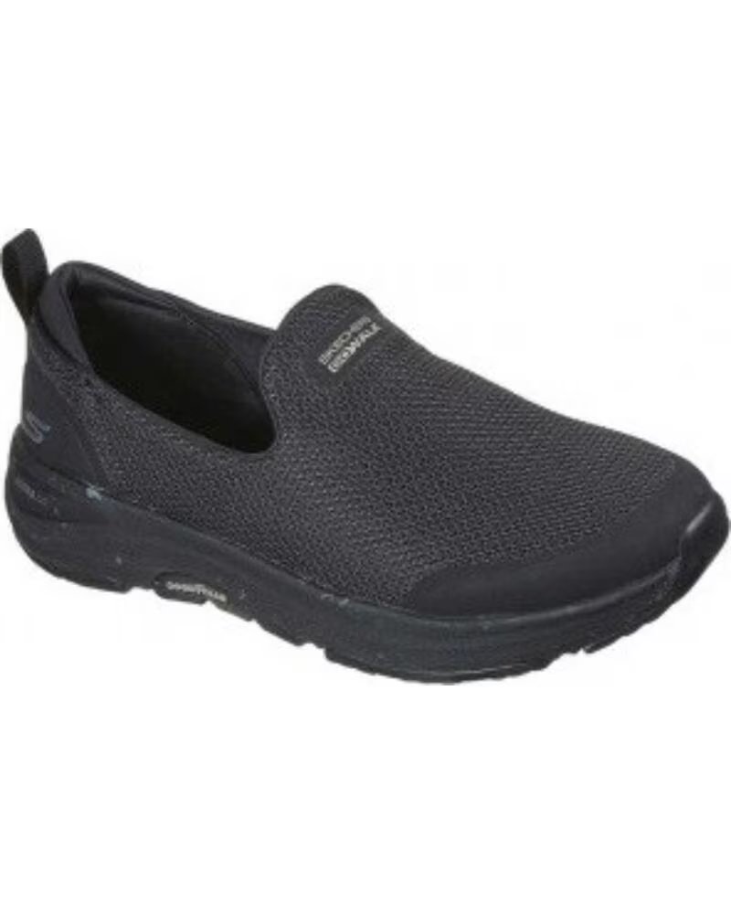 SKECHERS GO WALK 124431 BBK BLACK SNEAKER NEGRO