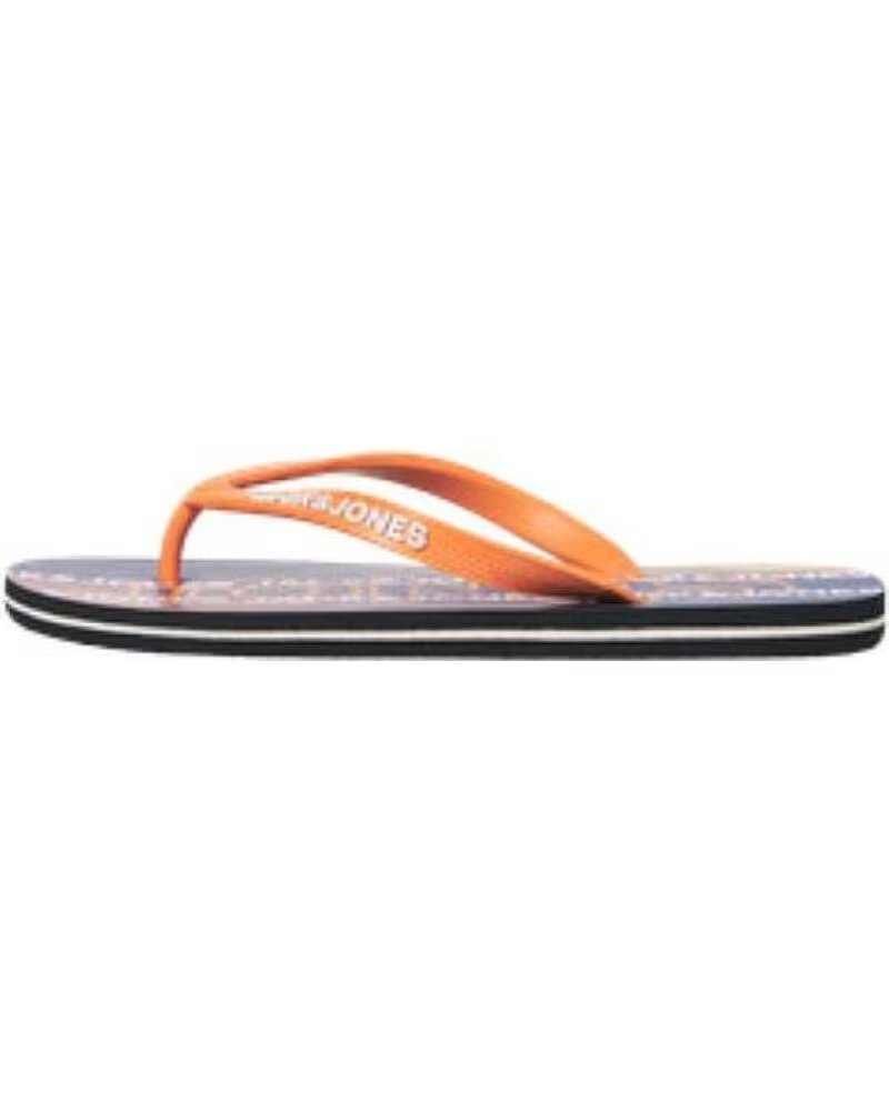 JACK & JONES FLIP FLOPS JFWLOGO 20 FLOP 122512259 ORANGE NARANJA