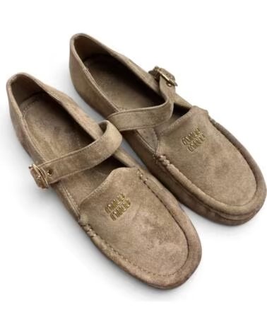 TIMBOS Mocasin de mujer color kaki 133641 MARRóN