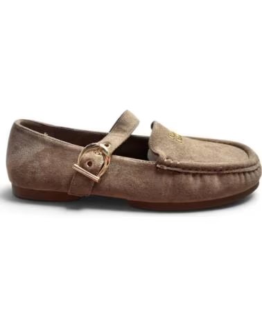 TIMBOS Mocasin de mujer color kaki 133641 MARRóN