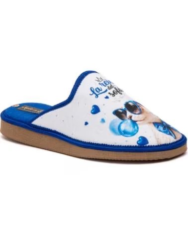 KATOSINES ZAPATILLAS CASA MUJER LA REINA DEL SOFA MODELO CRP-7728 TALLAS 35 A 41 AZUL