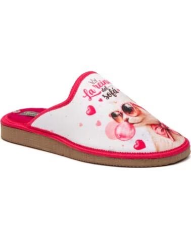 KATOSINES HAUSSCHUHE FÜR DAMEN LA REINA DEL SOFÁ MODELL CRP-7728 ROSA