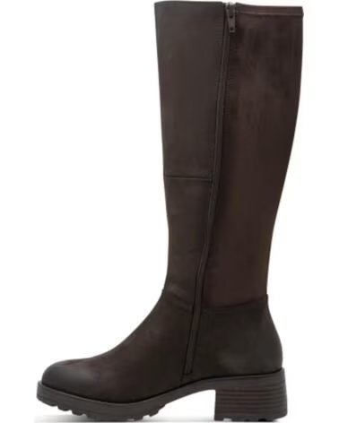 JANA 25703 BOTAS ALTAS DE NUBUCK MARRÓN MARRON