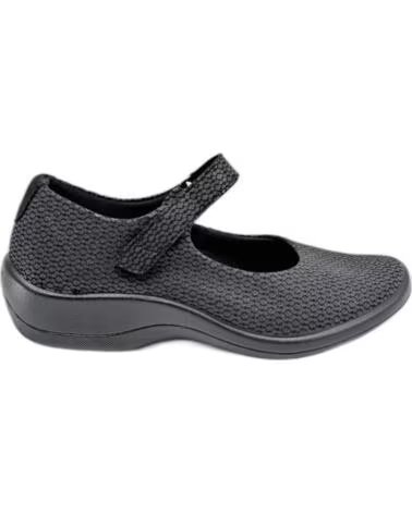 ZAPATOS MARY JANE ARCOPEDICO THY LICRA NEGRO
